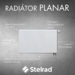 Panelový radiátor Stelrad Planar 22VK 300 x 1000