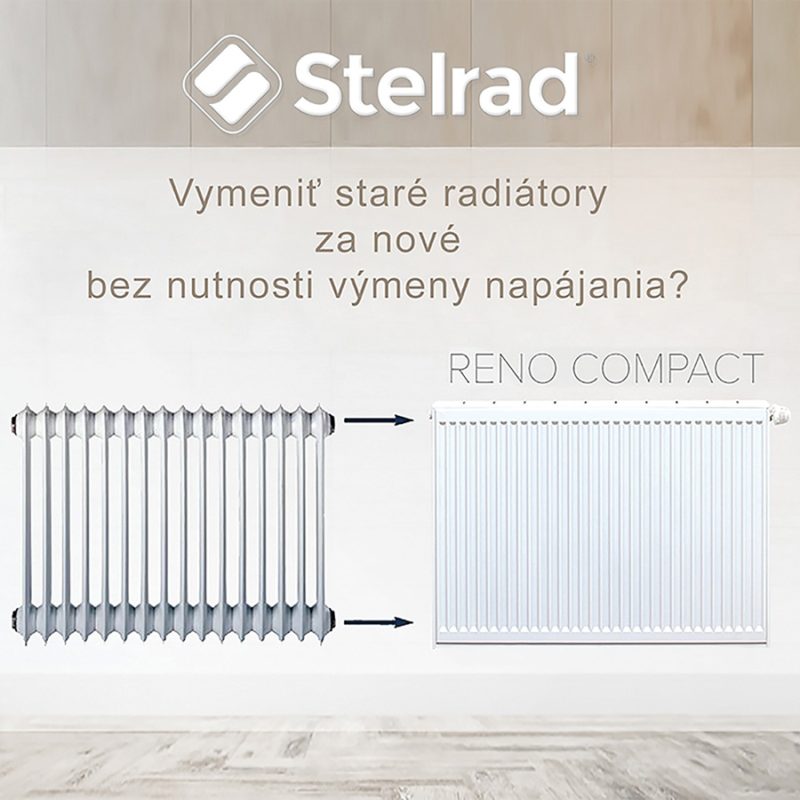 Panelový radiátor Stelrad Reno Softline 33K 550 x 900
