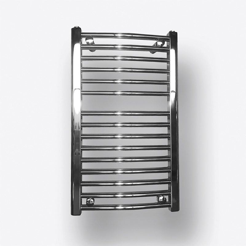 Kúpeľňový radiátor oblý Stelrad Madrid 420 x 1200, rebríkový, chróm