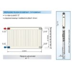 Panelový radiátor KORAD 11K 300 x 600, Kompakt, 1143062013