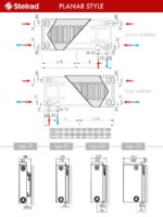 Panelový radiátor Stelrad Planar Style 11VK 900 x 600