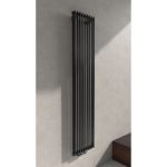 Dizajnový radiátor kúpeľňový vertikal CEZAR AD1, 1000 x 550, 595W GR