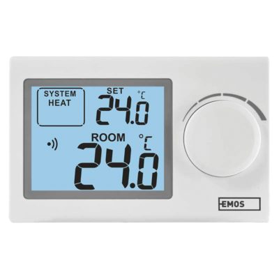 Izbový bezdrôtový termostat EMOS P5614, manuálne ovládanie