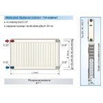 Panelový radiátor KORAD 22K 400 x 2300, Kompakt, 2244232013