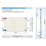 Panelový radiátor KORAD 10K 300 x 1100, Kompakt, 1043110013