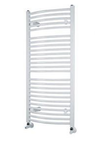 Kúpeľňový radiátor WEZYR 780 x 750 biely, rebríkový radiátor, WEZIR780x750B