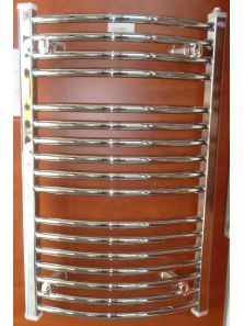 Kúpeľňový radiátor WEZYR 750 x 1180 chróm, rebríkový radiátor, WEZYR1180x750C
